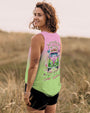 Older Now But Still Running Against The Wind Pink Green Peace Van and Floral Design AOP Shirts _7_ 9JVTM