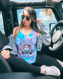 Older Now But Still Running Against The Wind Tie Dye VW Bug with Floral AOP Shirts _5_ z6rJk