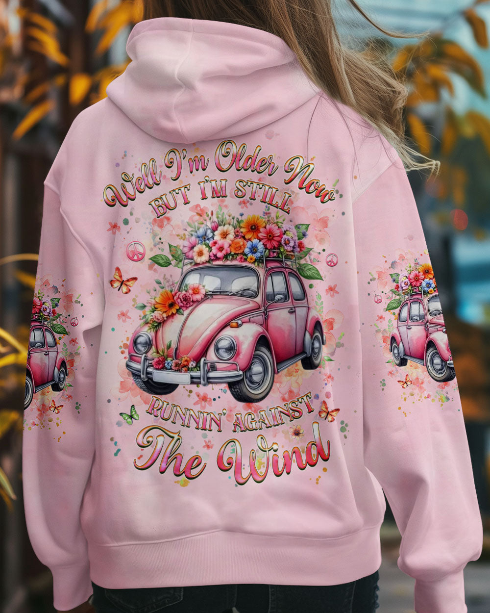 Older Now Still Runnin Against The Wind Floral Retro Car Hippie AOP Shirts _9_ vOHHu