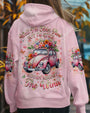 Older Now Still Runnin Against The Wind Floral Retro Car Hippie AOP Shirts _9_ vOHHu