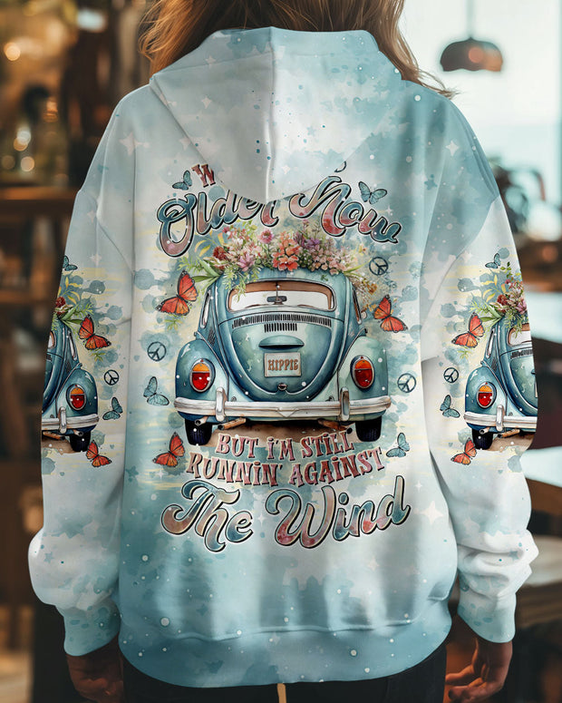 Older Now Still Runnin Against the Wind - Blue VW Hippie Van - AOP Shirts QT6031101