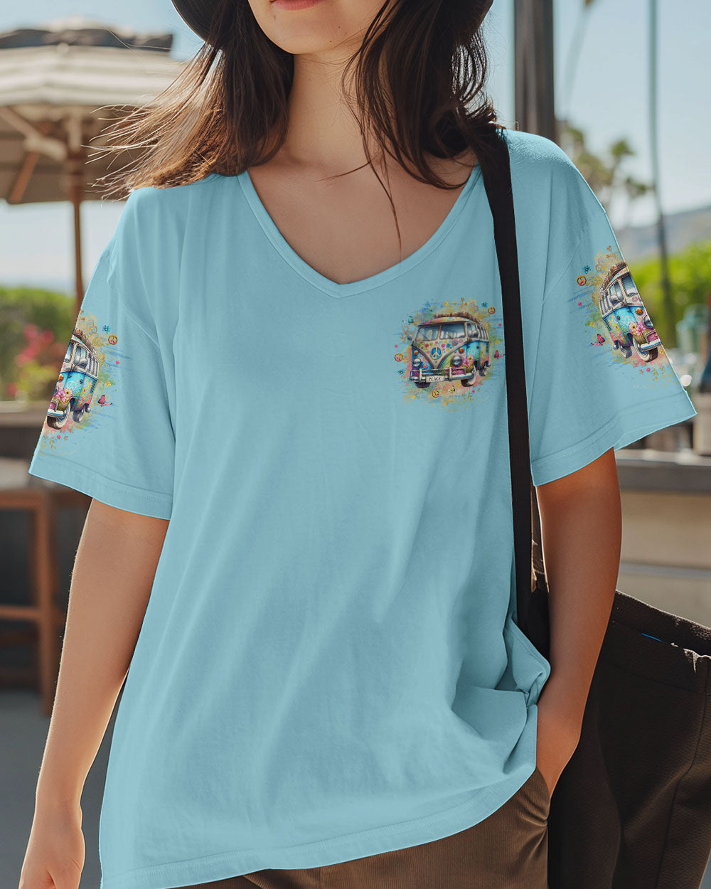 Older Now Still Runnin Against the Wind Colorful Peace Van AOP shirts _11_ vpTKb