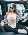 Older Now Still Runnin Against the Wind Floral Hippie Car Graphic for Women AOP Shirts _12_ P25Rt