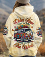 Older Now Still Runnin Against the Wind Floral Hippie Van AOP Shirts _1_ itFrH
