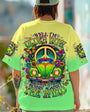Older Now Still Runnin Against the Wind Tie Dye Green Hippie VW AOP Shirts _3_ dQOJk