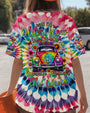Older Now Still Runnin Against the Wind Tie Dye Hippie VW AOP Shirts _3_ EJBNl