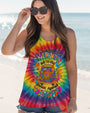 Older Now Still Runnin_E2_80_99 Against the Wind Flower Power Hippie Van Tie Dye AOP Shirts _11_ RRdpq