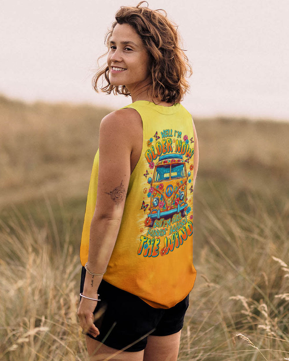 Older Now Still Runnin_E2_80_99 Against the Wind Peace _26 Flowers VW Hippie Bus AOP Shirts _14_ MIxKa