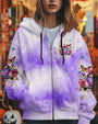 Older Now Still Runnin_E2_80_99 Against the Wind Purple Tie Dye Floral Hippie Car AOP Shirts _10_ i6DPC
