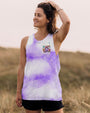 Older Now Still Runnin_E2_80_99 Against the Wind Purple Tie Dye Floral Hippie Car AOP Shirts _12_ cPBzF