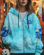 Older Now Still Running Against the Wind Blue VW Bug and Daisy Retro Hippie AOP Shirts _4_ d1dOg
