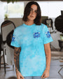 Older Now Still Running Against the Wind Blue VW Bug and Daisy Retro Hippie AOP Shirts _9_ ed6Pc