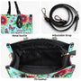 Older Now Still Running Against the Wind Retro Van Floral Hippie Leather Bag _7_ AjRbI