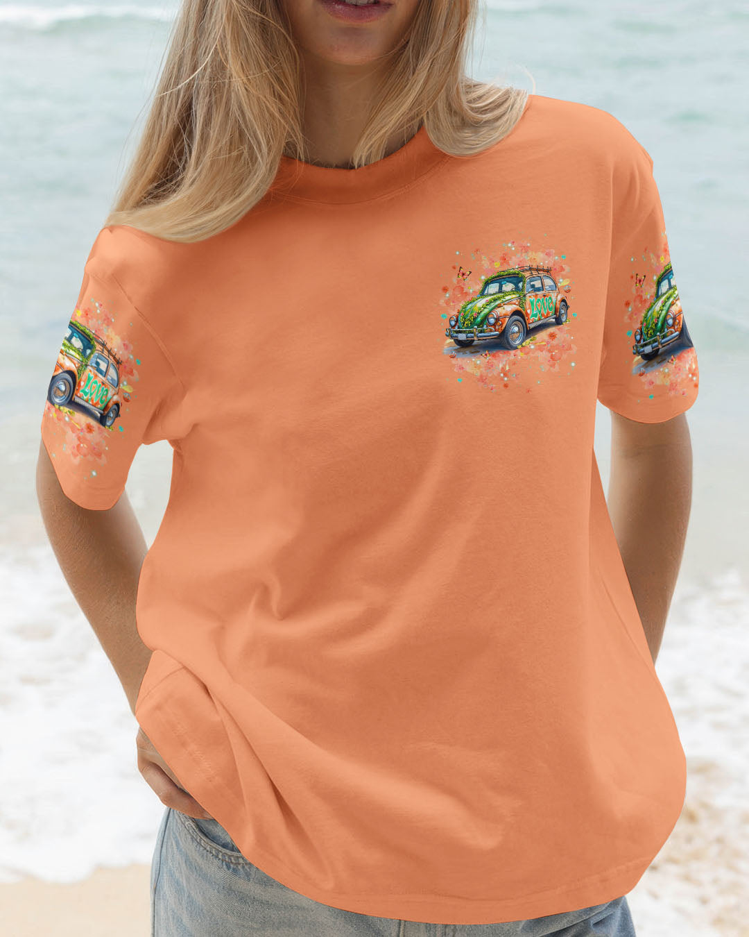 Older Now but Im still Runnin Against the Wind Retro Floral Peace Van AOP Shirts _2_ tpMWa