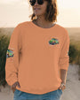 Older Now but Im still Runnin Against the Wind Retro Floral Peace Van AOP Shirts _8_ gWtVH