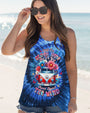 Older Now but Still Runnin Against the Wind Blue Tie Dye Hippie Van Flower AOP Shirts _12_ 3A2jW