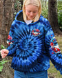 Older Now but Still Runnin Against the Wind Blue Tie Dye Hippie Van Flower AOP Shirts _7_ SNhSA