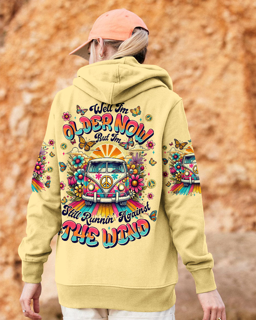 Older Now but Still Runnin Against the Wind Hippie Van Butterfly AOP Shirts _11_ uEzxc