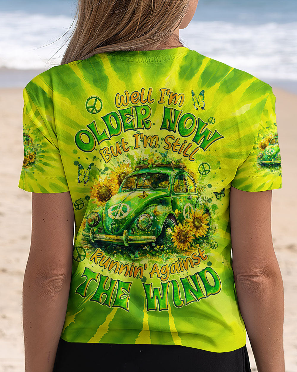 Older Now but Still Runnin Against the Wind Retro Tie Dye Hippie Car AOP Shirts _12_ MfMaq