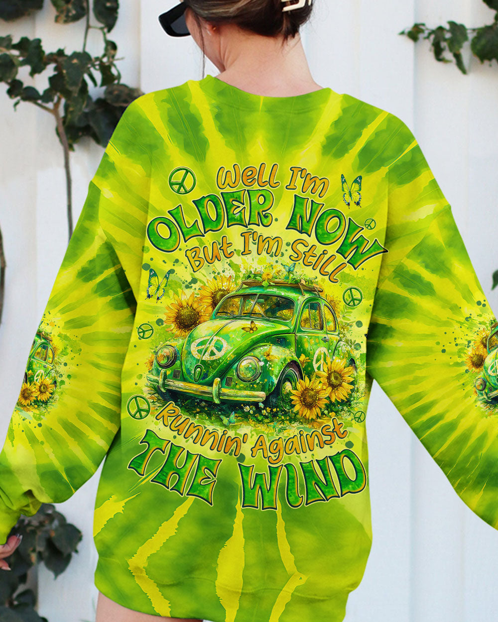 Older Now but Still Runnin Against the Wind Retro Tie Dye Hippie Car AOP Shirts _3_ 5x0U3