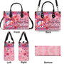 Older Now but Still Running Against The Wind Floral Peace Sign Hippie Leather Bag _5_ YSRqz