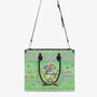 Older Now but Still Running Against the Wind Green Retro Car _26 Flowers Leather Bag _4_ 7YQTu