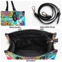 Older Now but Still Running Against the Wind Tie Dye VW Bug Leopard Sunflower Leather Bag _10_ cC9O7