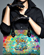 Older Now but Still Running Against the Wind Tie Dye VW Bug Leopard Sunflower Leather Bag _12_ WoVyI
