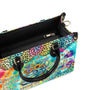 Older Now but Still Running Against the Wind Tie Dye VW Bug Leopard Sunflower Leather Bag _9_ nG4R5