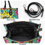 Older Now but Still Running Against the Wind Tie Dye VW Bug Peace Hippie Leather Bag _3_ H3Evo