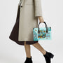 Older Now but Still Running Against the Wind VW Bug Sunflower Leopard Leather Bag _3_ 6UVjx