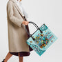 Older Now but Still Running Against the Wind VW Bug Sunflower Leopard Leather Bag _4_ smaBP