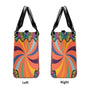 Older Now but Still Running Against the Wind VW Bug and Leopard Hippie Leather Bag _6_ X3PmC