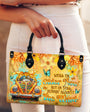 Older Now but Still Running Against the Wind Vintage Orange Car Hippie Leather Bag _2_ V9WFy