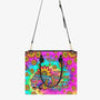 On a Dark Desert Highway Cool Wind in My Hair Hippie Van Sunflower Tie Dye Leather Bag _7_ 5P5kJ
