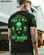 One Day I_E2_80_99m Gonna Just Say F It All and Let My Demons Out to Play Green Skull Graphic Tee AOP Shirts _15_ 1lgSv