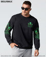 One Day I_E2_80_99m Gonna Just Say F It All and Let My Demons Out to Play Green Skull Graphic Tee AOP Shirts _8_ 0rwYD