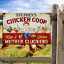 Pampered Chickens Live Here Personalized Metal Sign Chicken Coop Decoration_ Funny Chicken_ Farmhouse DecorationsGift For Chicken Lovers_ Farmer _1_50bc5fd9 8b54 46ae a3f1 de2eb870f0f