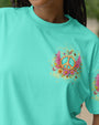 Peace Be With You Winged Peace Sign and Daisy Hippie Style AOP Shirts _13_ AQJtZ