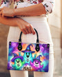 Peace Ghosts Halloween Witch Hat Hippie Leather Bag _10_ 5XwA6