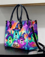 Peace Ghosts Halloween Witch Hat Hippie Leather Bag _9_ XV86m