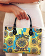 Peace Y_E2_80_99all Sunflower Peace Yellow Tie Dye Hippie Leather Bag Gift for Women _9_ 291WO