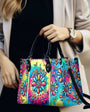 Peace Y_E2_80_99all Tie Dye Colorful Daisy Hippie Leather Bag Gift for Women _2_ a4hab