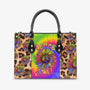 Peace Y_E2_80_99all Tie Dye Sunflower Leopard Hippie Leather Bag Gift for Women _6_ qDjiI