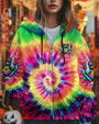 Peace Yall Tie Dye Frog Groovy Hippie Graphic for Women AOP Shirts _10_ jRPh2