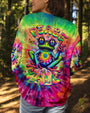 Peace Yall Tie Dye Frog Groovy Hippie Graphic for Women AOP Shirts _9_ abs4G