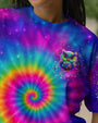 Peaceful Mind Watchful Eyes Owl Colorful Free Spirit Tie Dye Design AOP Shirts _13_ dEKti