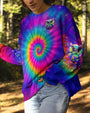 Peaceful Mind Watchful Eyes Owl Colorful Free Spirit Tie Dye Design AOP Shirts _6_ N1Qtl