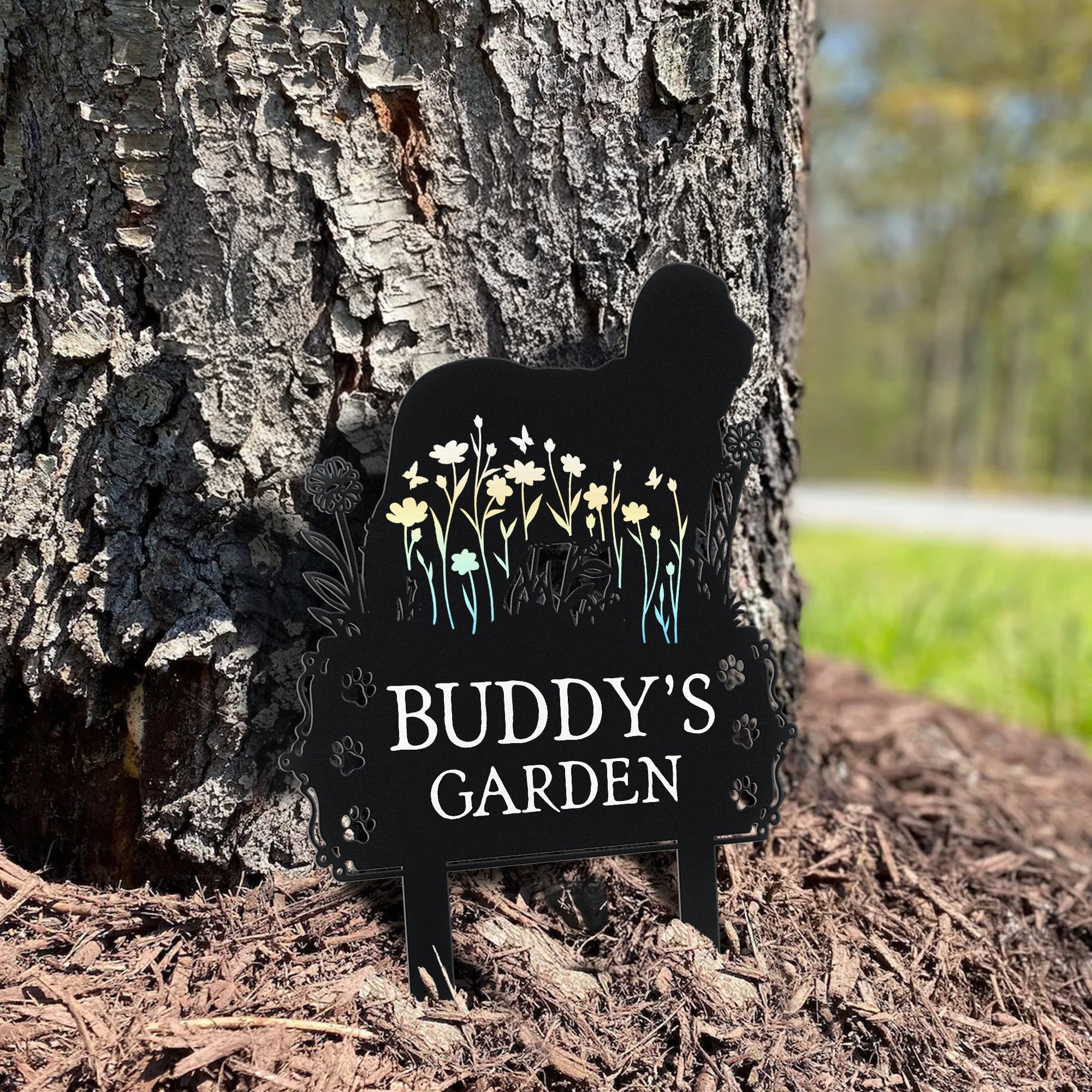 Pet Lover Gift Dog Garden Metal Stake Personalized Garden Stake_4