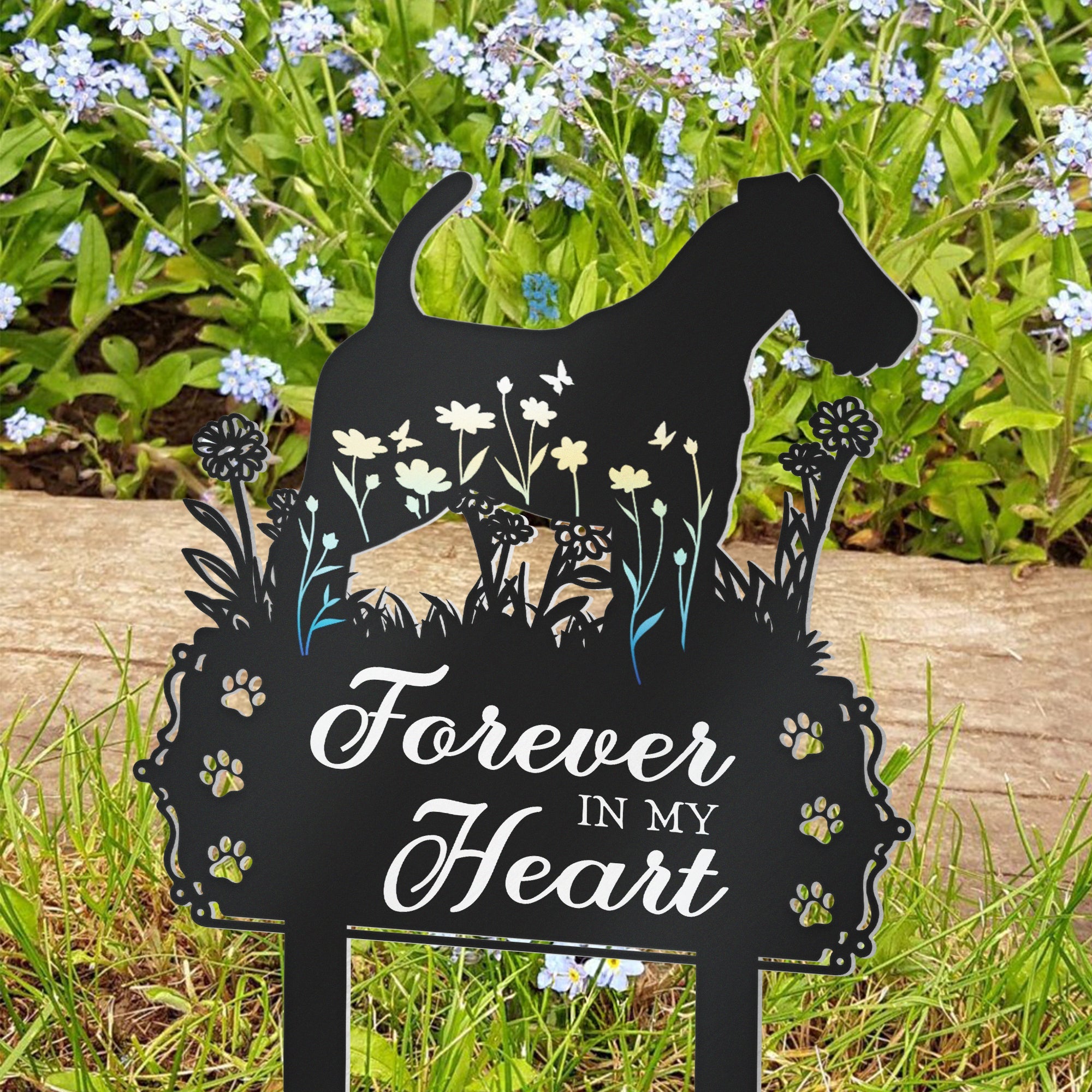 Pet Lover Gift Dog Garden Metal Stake Personalized Garden Stake_5